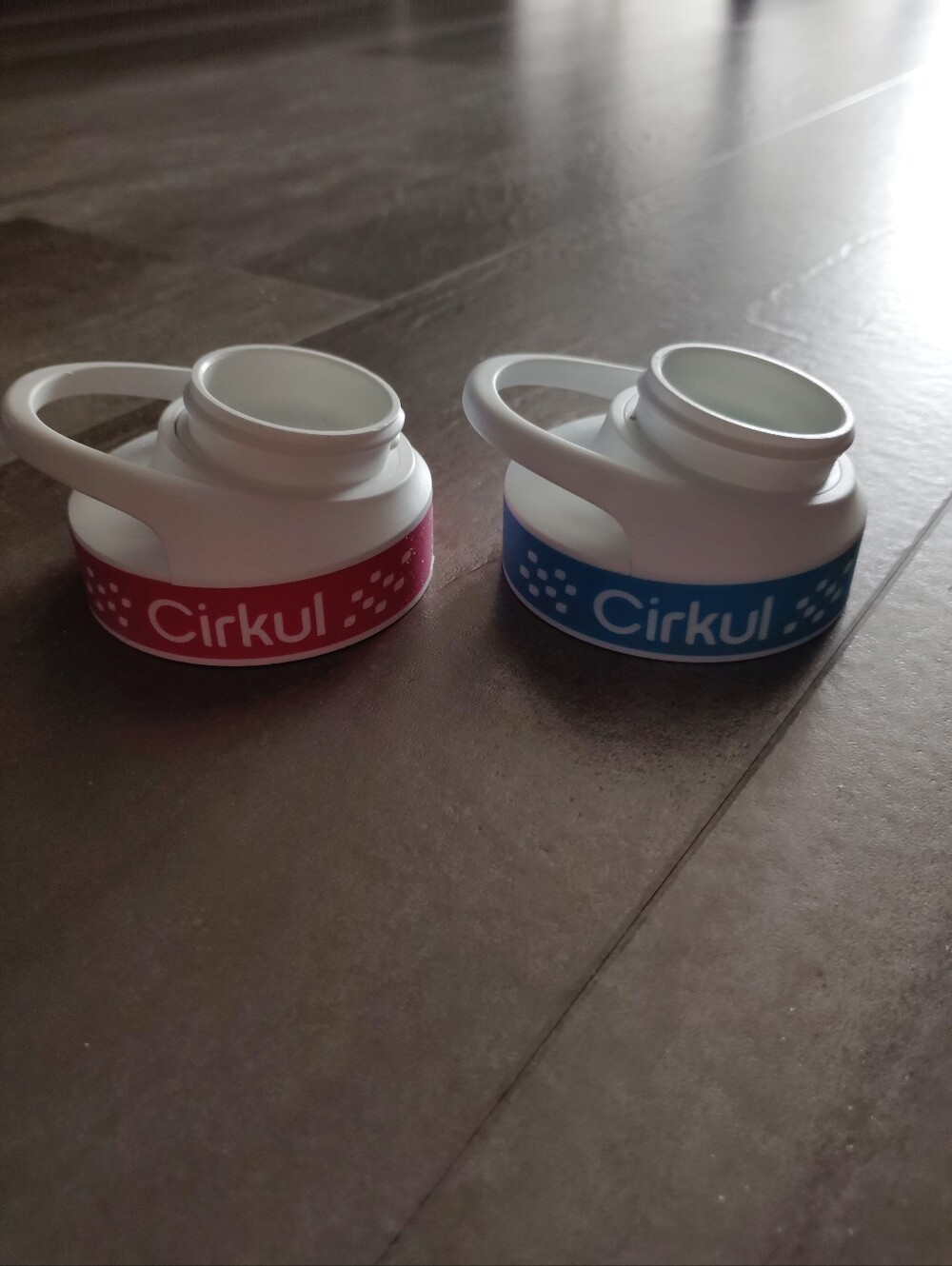 Cirkul Replacement Bottle Lids Caps Pink & Blue Lot of 2 Genuine Parts